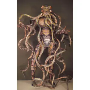 Davy Jones (male) bodysuit party & events costume Brown