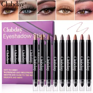 Six-Piece Eyeshadow Pen Set Daily Shimmer Makeup Essentials, Perfect for Everyday Use, Enhance Your Look Effortlessly