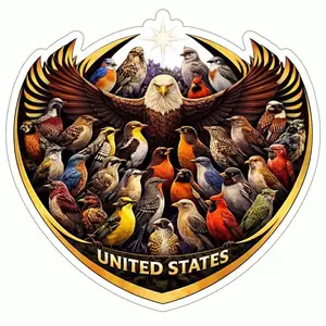 United States All States Stickers, Rebel Resistance Alliance Sticker, Political Activism Vinyl Decal for Laptop, Water Bottle, Car