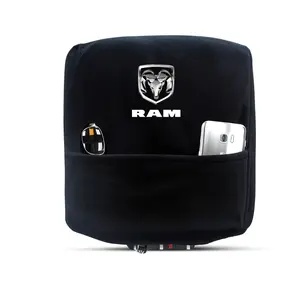 Seat Armour Center Console Cover for RAM Jump Seat (2014–2020) – Custom Fit Protection with Premium Embroidered Officially Licensed RAM Logo – Soft, Durable & Machine Washable