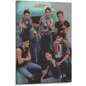 The Outsiders Classic Crime Movies Retro Poster Ralph Macchio (6) Posters Wall Art Painting Canvas Gift Living Room Prints Bedroom Decor Poster Artworks