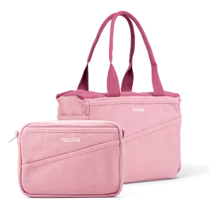 Soolla Studio Bag + Pouch Bundle, Desert Rose