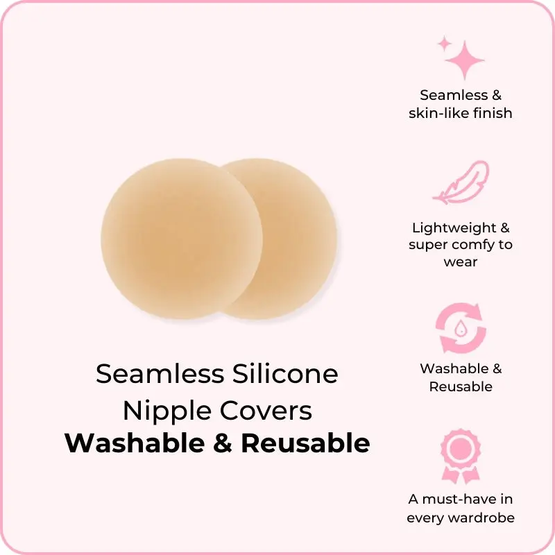Reusable Magic Nipple Covers, Women's Essential Underwear