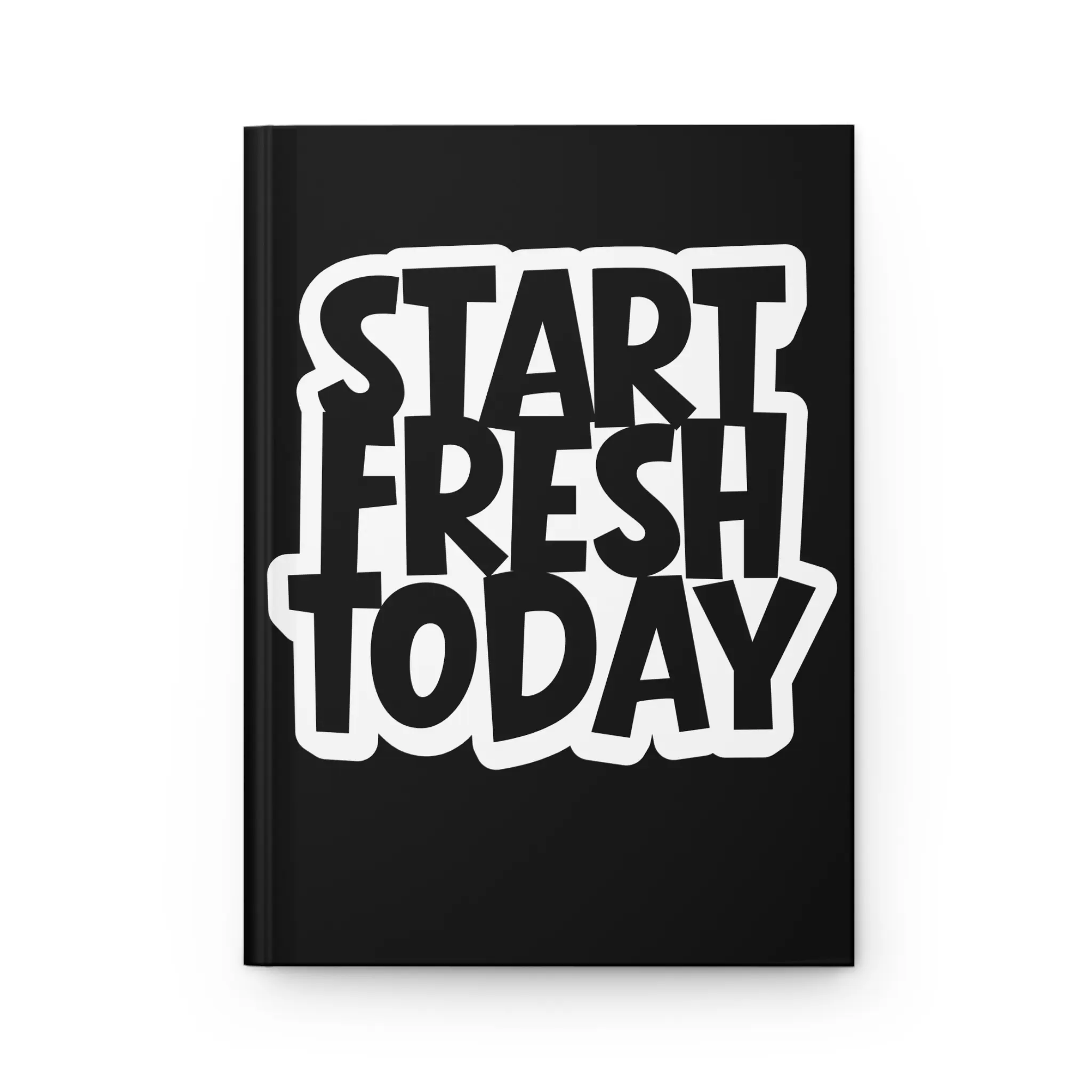 START FRESH TODAY Blank Journal for Writing and Sketching - Hardcover Matte Journal, Notebook, Diary, Sketchbook, Scrapbook, 5x7 inches