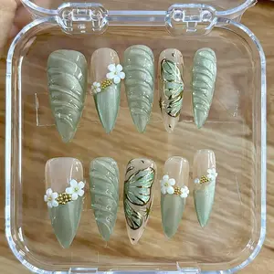 Press On False Nails, Beauty & Personal Care Nail Art Decoration Accessories for Quick Easy Application