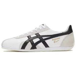 Onitsuka Tiger Runspark Leather Low-Top Casual Shoes for Men and Women - Comfortable, Slip-Resistant, Breathable Trending Shoes, House White Official Shoes to Get / Maison Mihara Verifiable, with credentials and supporting global authentication