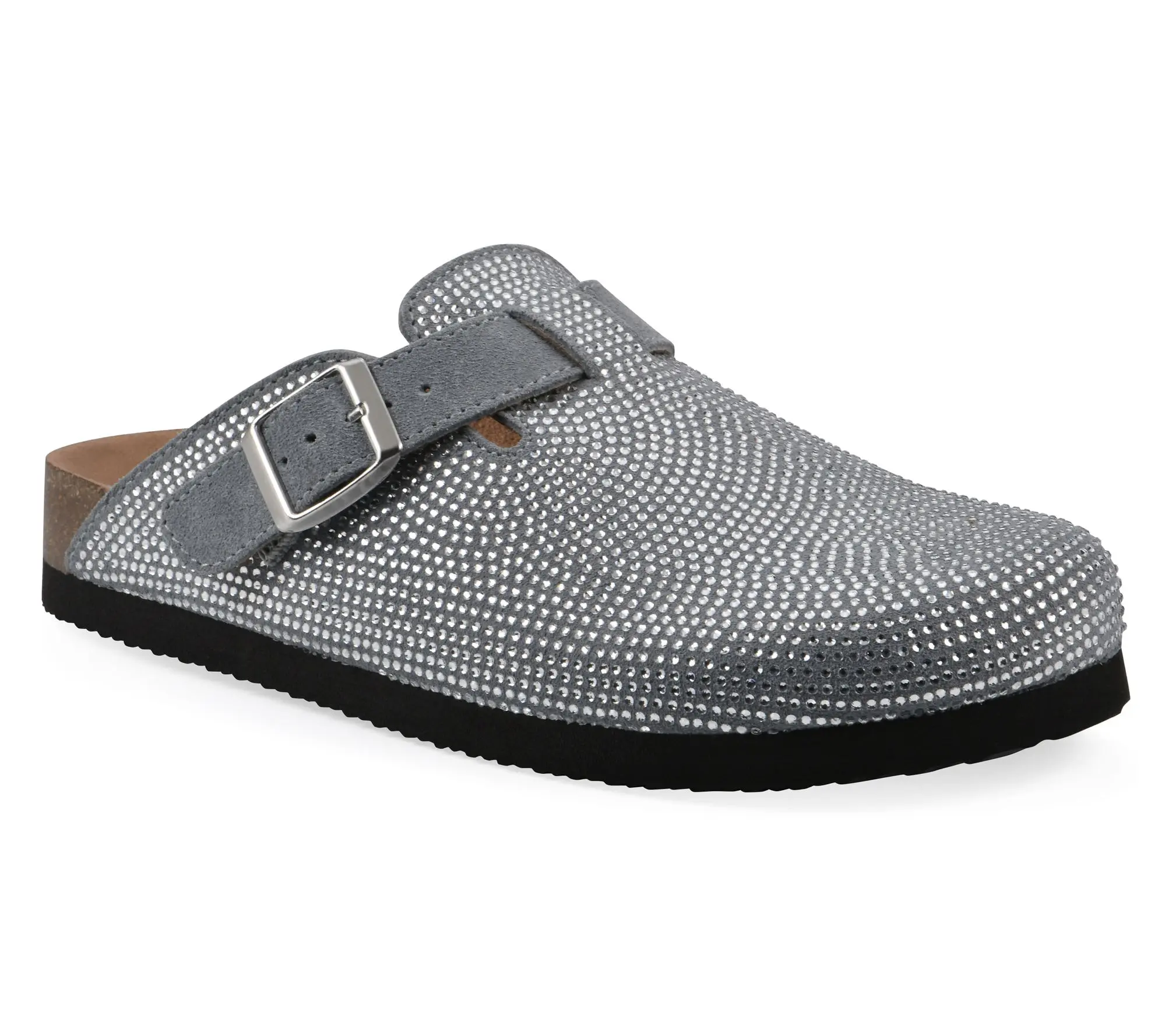 White Mountain Leather Sparkle Clogs - Belamy White Mountain Leather Sparkle Clogs - Belamy