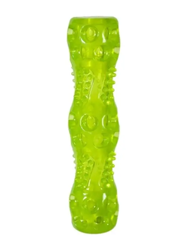 Caitec 62013 Jumbo LED Light Squeaker Stick Cat Toy - 10.6x2.2 in Dura Stick, Soft Rubber Squeaker, Large Size Fun Interactive Cat Accessory That Lights Up