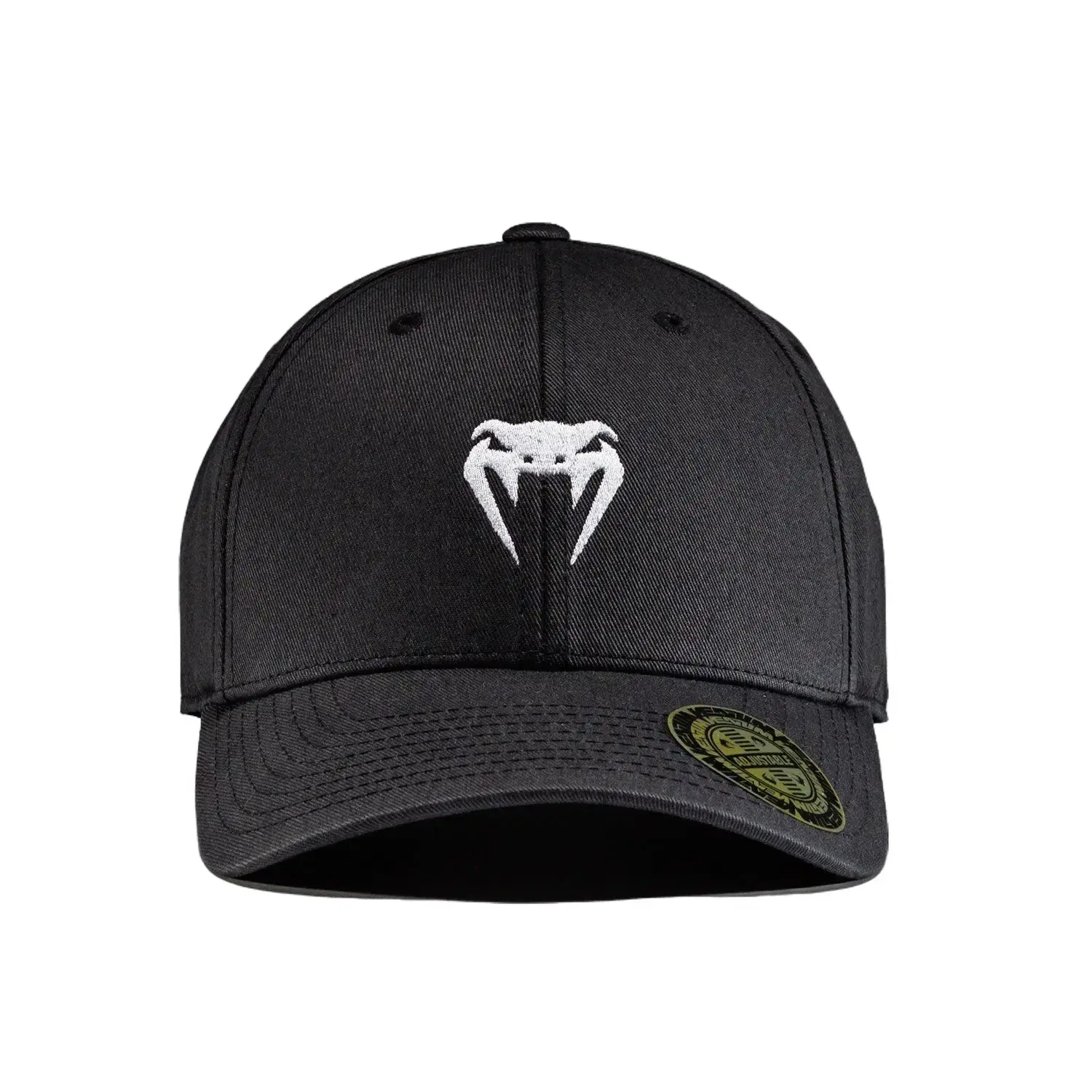 Venum Classic 2.0 Embroidered Baseball Cap, Adjustable Athletic Training Sports Hat for Casual Wear - Black, Classic Sports & Outdoor Hats, Embroidered Venum Logo, Everyday, Lifestyle, Daily, Gym Wear