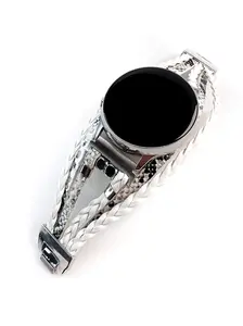 Posh Chic White Snake Watch Bracelet Band