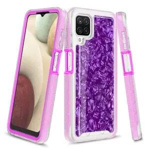 Luxury Graphics Design Hybrid Armor Cover With Frame Case Compatible With Samsung Galaxy A42 5G