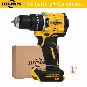 Brushless Drill, Rechargeable Handheld Drill, Lithium Drill,