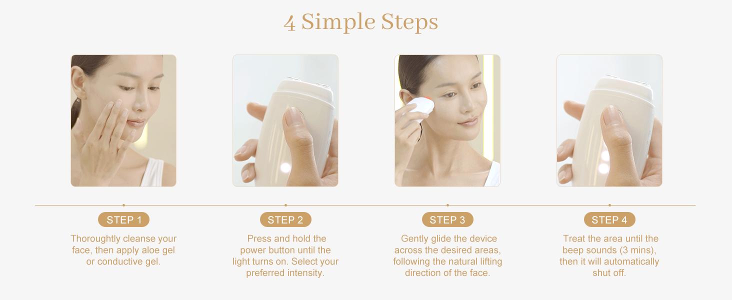 Avorla & Aphrona Cordless Galvanic SPA EMS Facial Device Micro-Current Face Tool FDA Cleared Boost Absorption Skin Lifting Rechargeable Skincare Tool with LED Indicators Black Care Tool Set Micro-Infuser