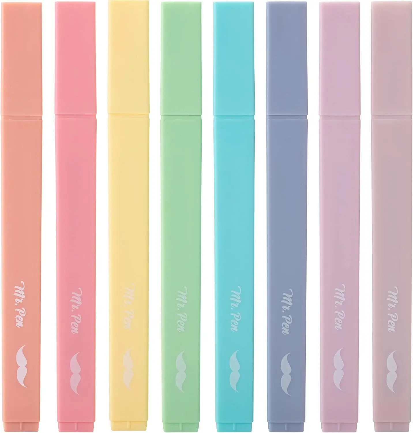 Aesthetic Highlighters No Bleed, 8 Pack, Candy Colors | Chisel Tip, Cute Highlighters Assorted Colors for Journaling, Highlighting, Underlining, Fast Dry, Back to School Supplies