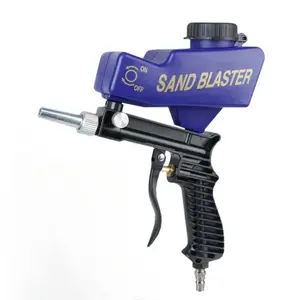 Portable Gravity Sand Blaster, Air Pneumatic Sandblasting Machine, Small Compact Sandblasting Tool, Rust Removal, Professional Power Tool Accessories