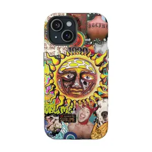 Sublime Tough Phone Case, Punk Rock Beach Style, For iPhone 16 15 14 13 12 11 Pro Max Plus X SE, Samsung S25 S24 S23 S22 S21
