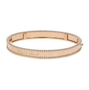 Pre-owned Van Cleef & Arpels Perlée Bangle Bracelet Medium