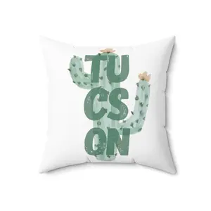 Cactus pillow | Tucson pillow | Tucson cactus pillow | Southwestern cactus pillow | Arizona cactus pillow | Western throw pillow | Decorative cactus pillow