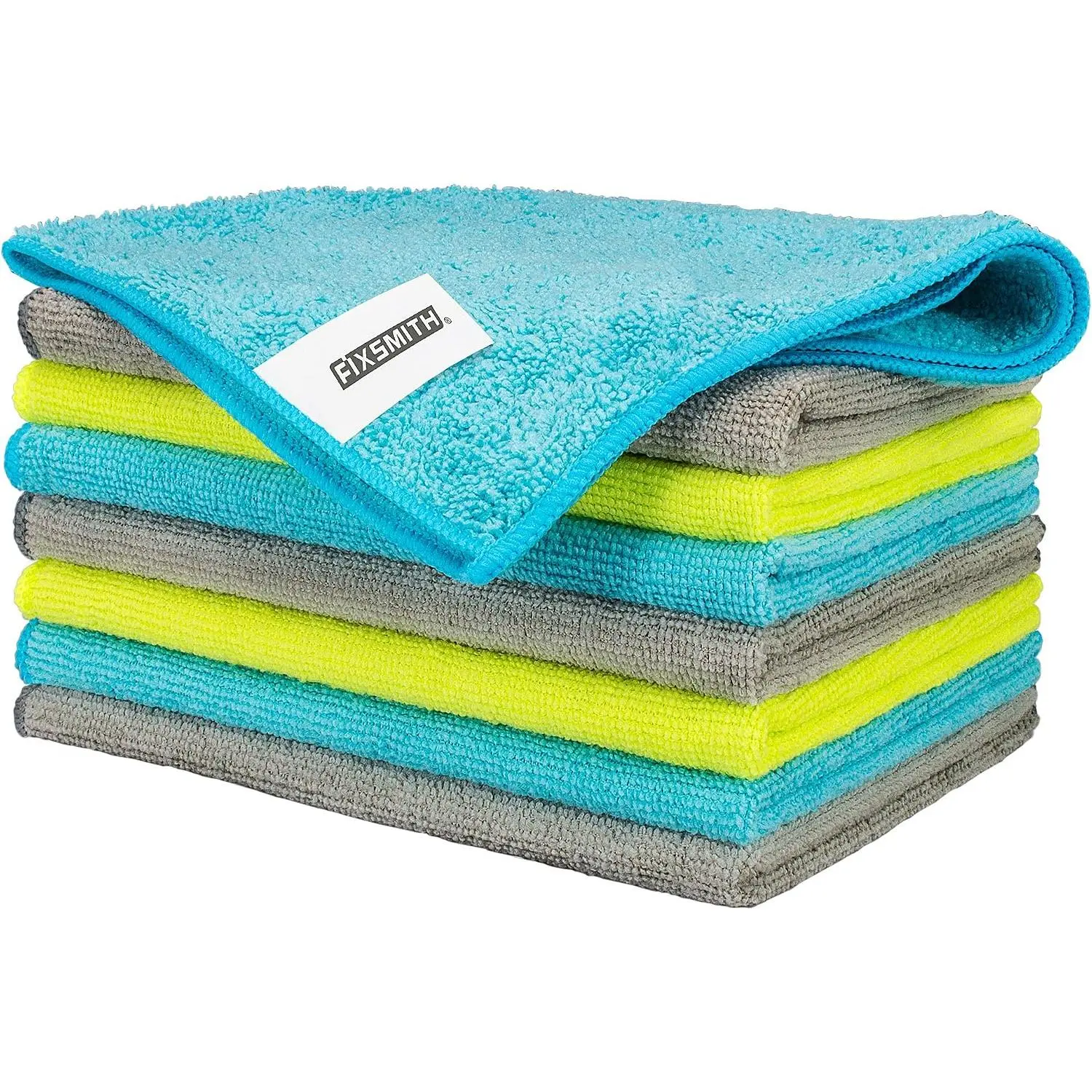 Microfiber Cleaning Cloth - Pack of 8, Size: 12 x 16 in, Multi-Functional Cleaning Towels, Highly Absorbent Cleaning Rags, Lint-Free, Streak-Free Cleaning Cloths for Car Kitchen Home