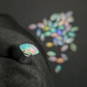 Elegant Marquis Cut Ethiopian Opal