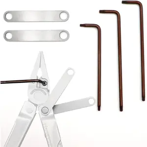 Wrench Set for Leatherman Multi-Tools - Includes 2 304 Stainless Steel Knurled Nut Wrenches, 2 S2 Steel T10 Wrenches, 1 S2 Steel T8 Wrench - Ideal Addition to Leatherman Multi-Tool Kit