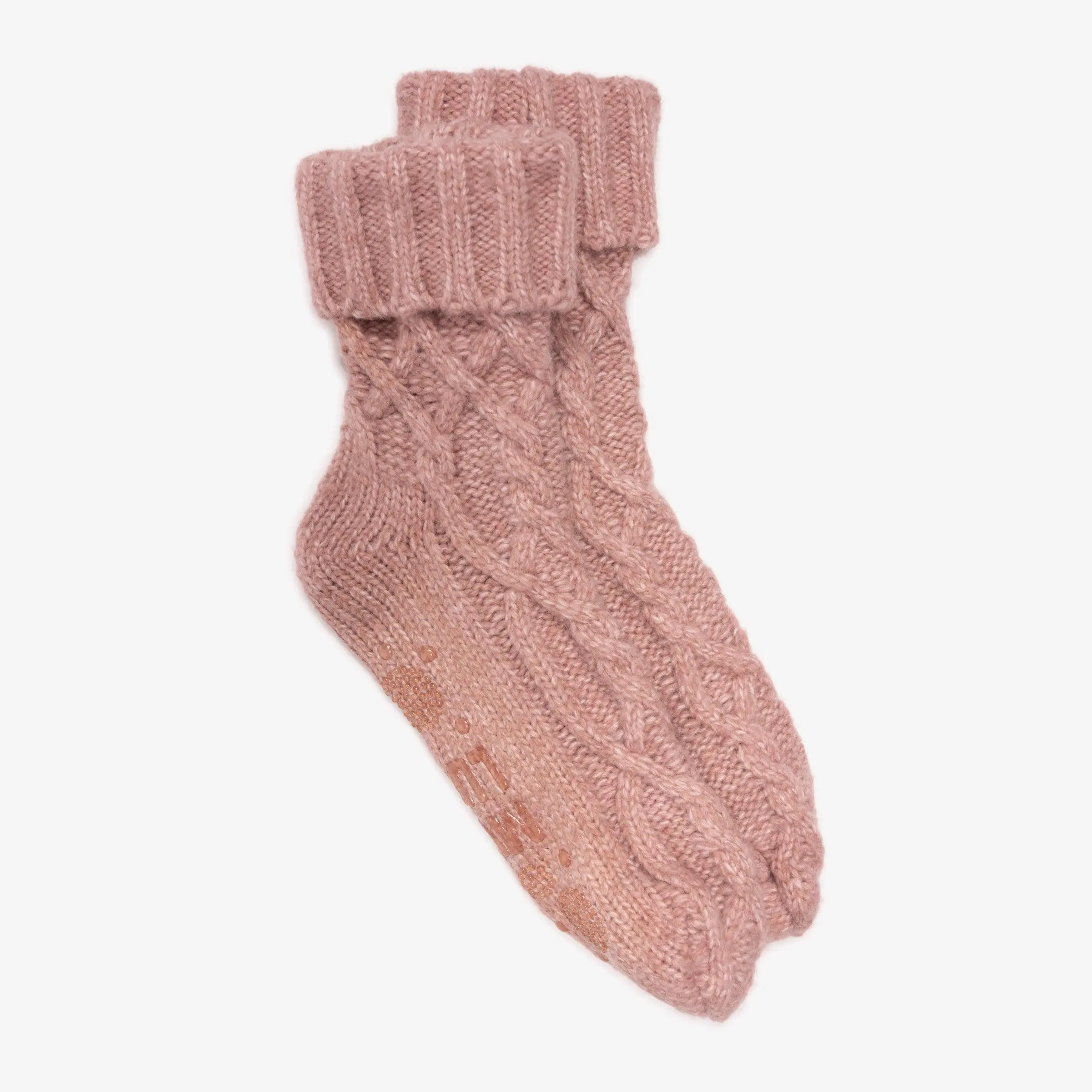 Women's Luxe Cabled Sweater Sock, Soft Textured Knit, Everyday Lounging Sock, Machine Washable