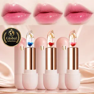 3pack Transparent Petal Changing Lipstick Set Cosmetic Waterproof Long Lasting Moisturizing lip moisturizer Temperature Sensitive Color Changing lip stain SummerVibes Makeup
