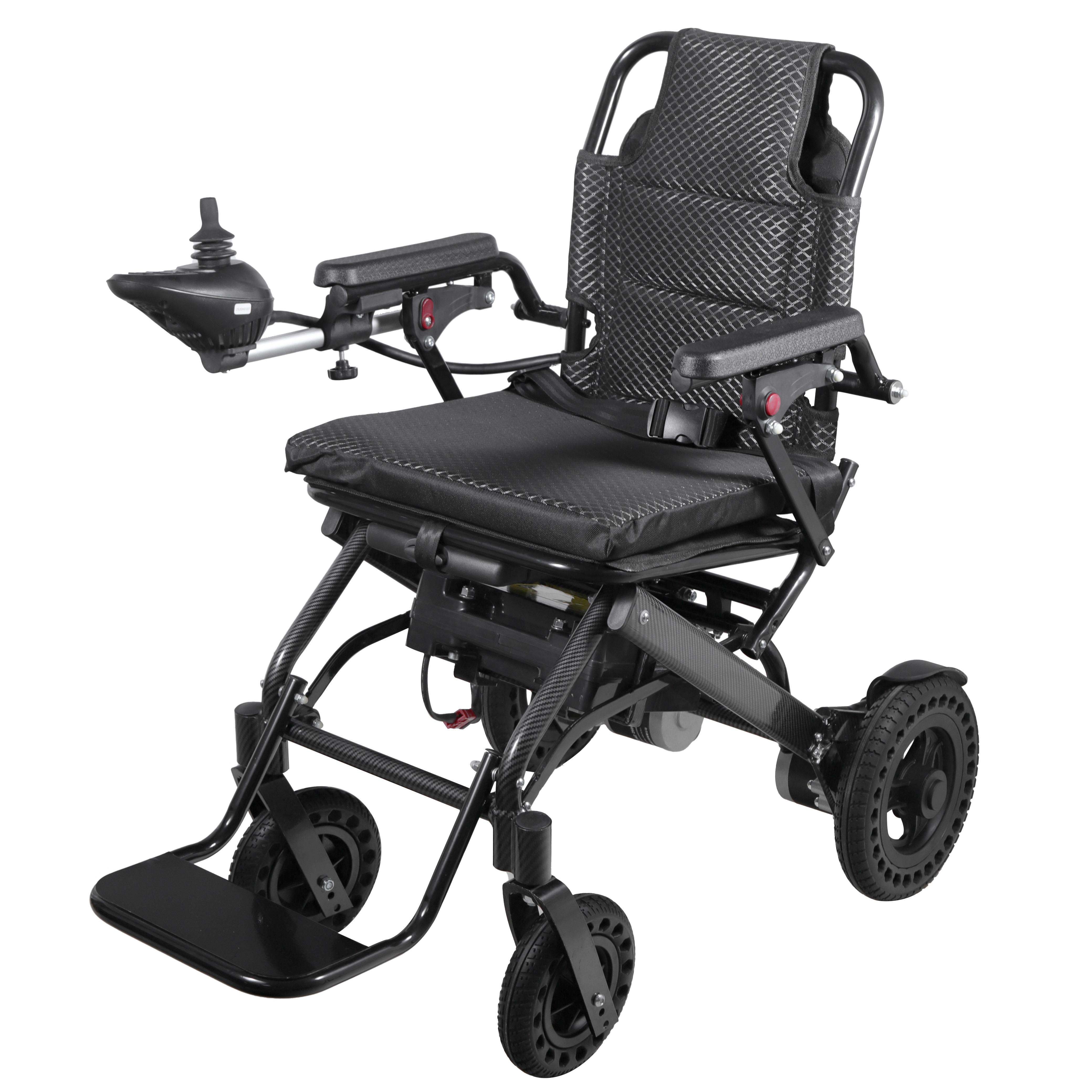 Zigtik EW7 Electric Wheelchair Adults Lightweight Folding -13 Miles Range Motorized Power Chair Indoor Outdoor