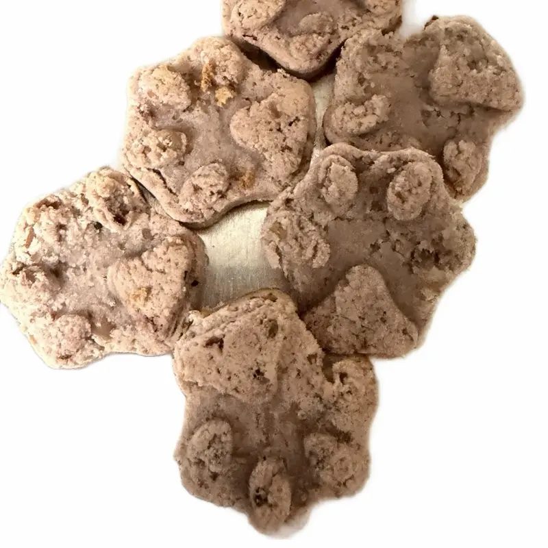 Hello Kitty Creations Limited Edition Strawberry Shortcake Biscuits - 100g Human-Grade Healthy Snacks for Dogs & Cats, Small Batch Handmade, Oat Flour & Dried Cranberries, Breath-Freshening, 100% Natural No Artificial Additives Pet Treats, Oats