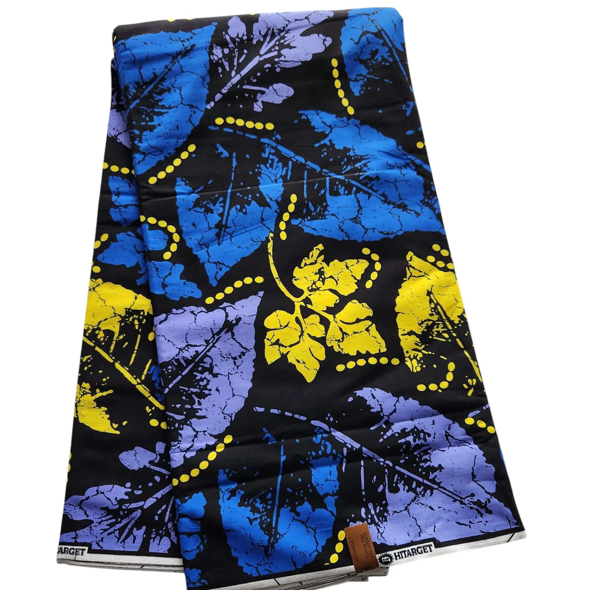 Blue and Lilac African Print Fabric, Ankara Fabric, AF300