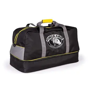Camco C1W-55014 Power Grip High-Quality Electrical Accessory Storage Duffel Bag with 2 Shoulder Straps, 28" x 14" x 3" Tool Organizer