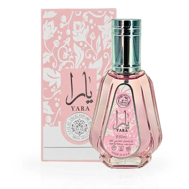 Yara Pink Women's Perfume Eau de Parfum Spray - 50ml (1.7 oz) Aerosol Liquid Small Women's Fragrance, No Unnecessary Add-Ons, Contains Aerosol