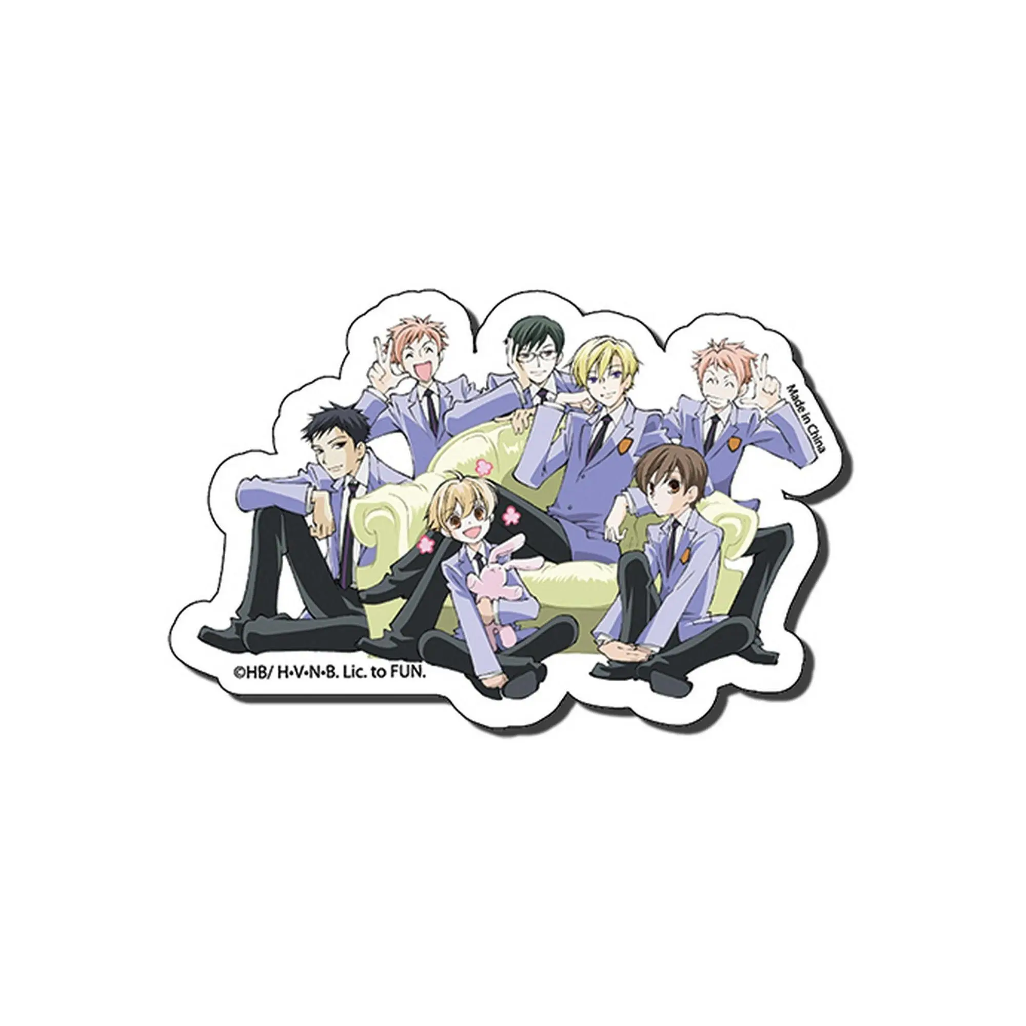 Ouran High School Host Club - Group 2 Die-Cut Sticker