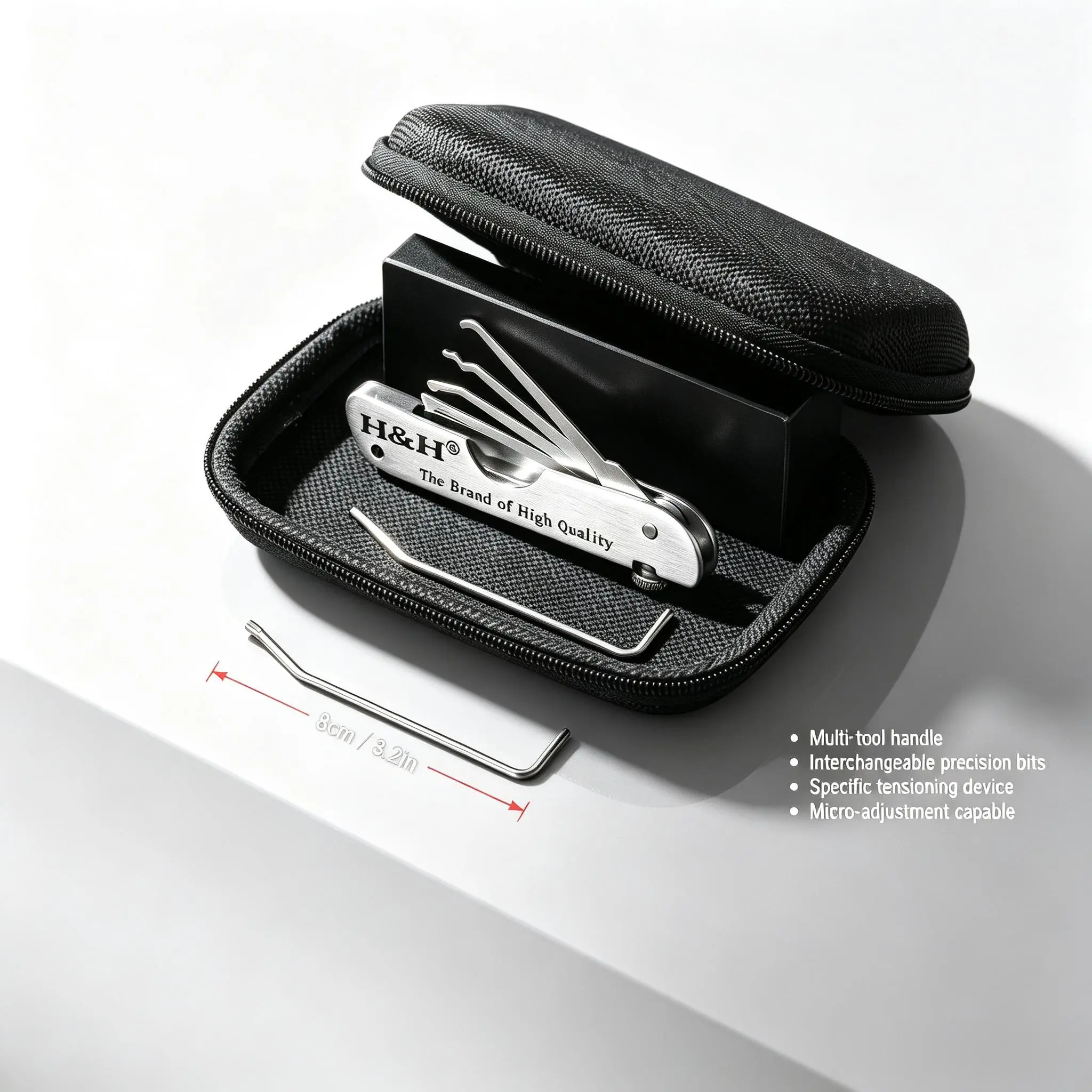 5in1 Compact Portable Multifunctional Toolkit - Automotive Precision Mechanic Tools for Repairs, Work with Pliers, Hook-and-Pry Tools, Dent Fixers, Interior Trim Removers, Car Engine Disassembly, Mechanic Tools Repairs, Work Tools