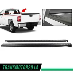 Black Bed Rail Caps Cover New Fit For 2007-2013 Chevrolet Silverado 6'6"