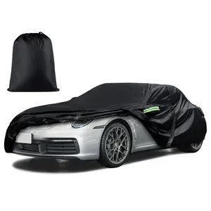 Car Cover Fit for 1998-2025 Porsche 911 (991/992/996/997 Series) Carrera 4S/Turbo/Carrera, Waterproof All Weather Full Exterior Cover Rain Sun Protector with Door Zipper summerwins