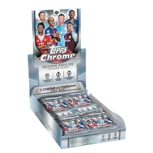 2025-26 Topps Chrome UEFA Club Competitions Hobby Box or Pack