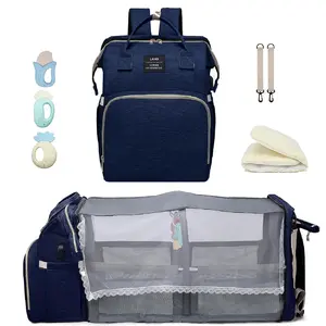 Moms Baby Bag  , Diaper Bag with Changing Station,Diaper Bag Backpack,Diaper Bag,Large Capacity,900d Excellent Oxford(Ungrade Blue Essentials Travel