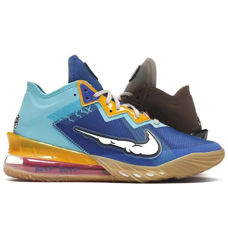 Nike Men's LeBron 18 Low Wile E. vs Roadrunner Space Jam Basketball Shoes, from StockX