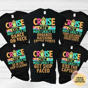 Most Likely To Matching Cruise Shirts, Birthday Cruise Family Matching Shirt