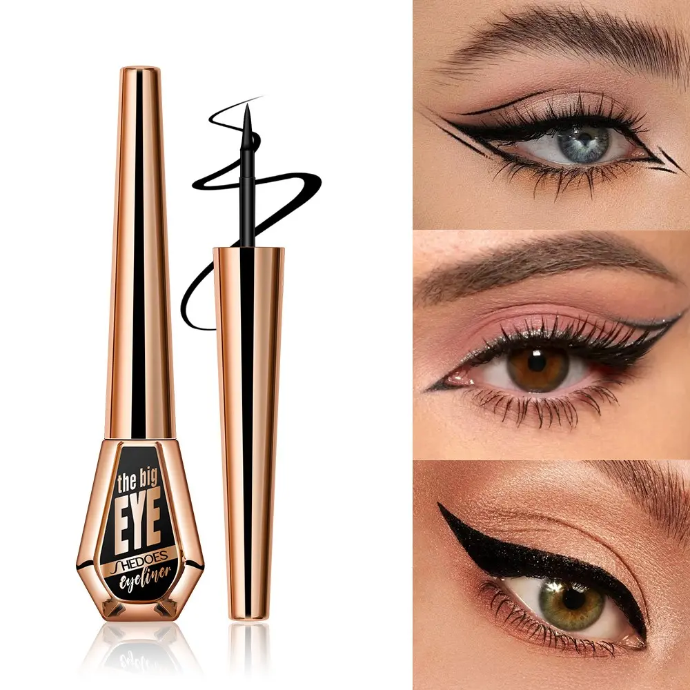 Long-Lasting Eyeliner Liquid Pen, Smudgeproof Smooth Dry Quickly, Ultra-Fine Tip, Eye Makeup Product, Perfect for Daily Use, Longwear Eyeliner