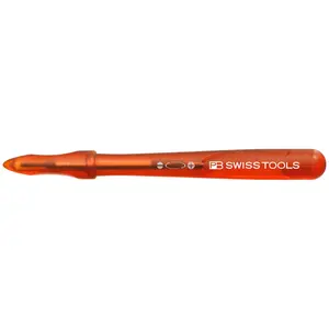PB Swiss Tools PB 168.0 Red Interchangeable blade screwdriver, for slotted/Phillips screws, PH0/SL0