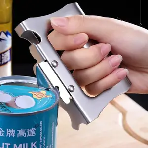 Multi-Function Can & Bottle Opener, Stainless Steel Multi-Function Can & Bottle Opener - Perfect for Home, Kitchen, Restaurant Use Utensils