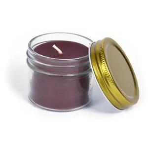 Jar with Gold Lid ~ Aromatherapy or Unscented