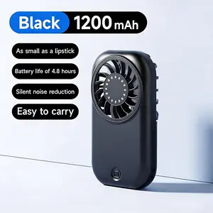 Portable Eyelash Fan,Rechargeable Personal Fan, 1200mAh Battery Operated Cooling Electric Fan for Travel Camping, Battery Powered Fan