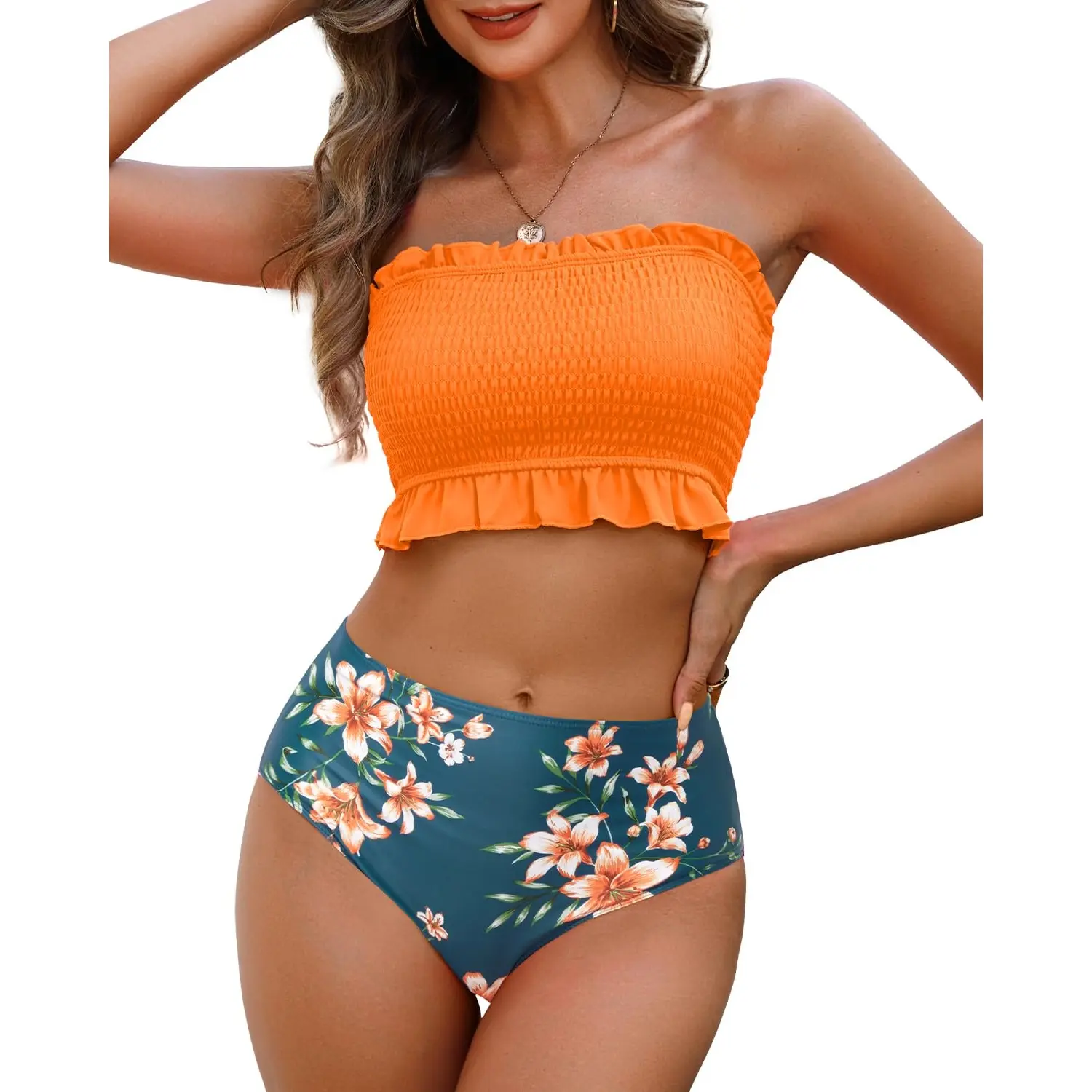 Orange Floral