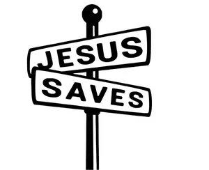 Jesus Saves Sticker Decal High Quality for Cars Trucks Cups Laptops cups windows tool boxes