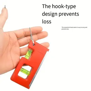 Mini Magnetic Level Vertical Pocket Level, Keychain Magnetic Bubble Level with Storage Bag, Determine Horizontal and Vertical Surfaces