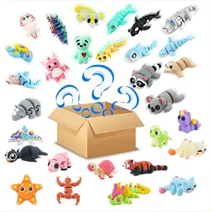 Micro Mobile Animals, Flexible 3D Printed Unique Design, Perfect Party Gifts, Randomly Sent, Available in 30/10/5 Pieces