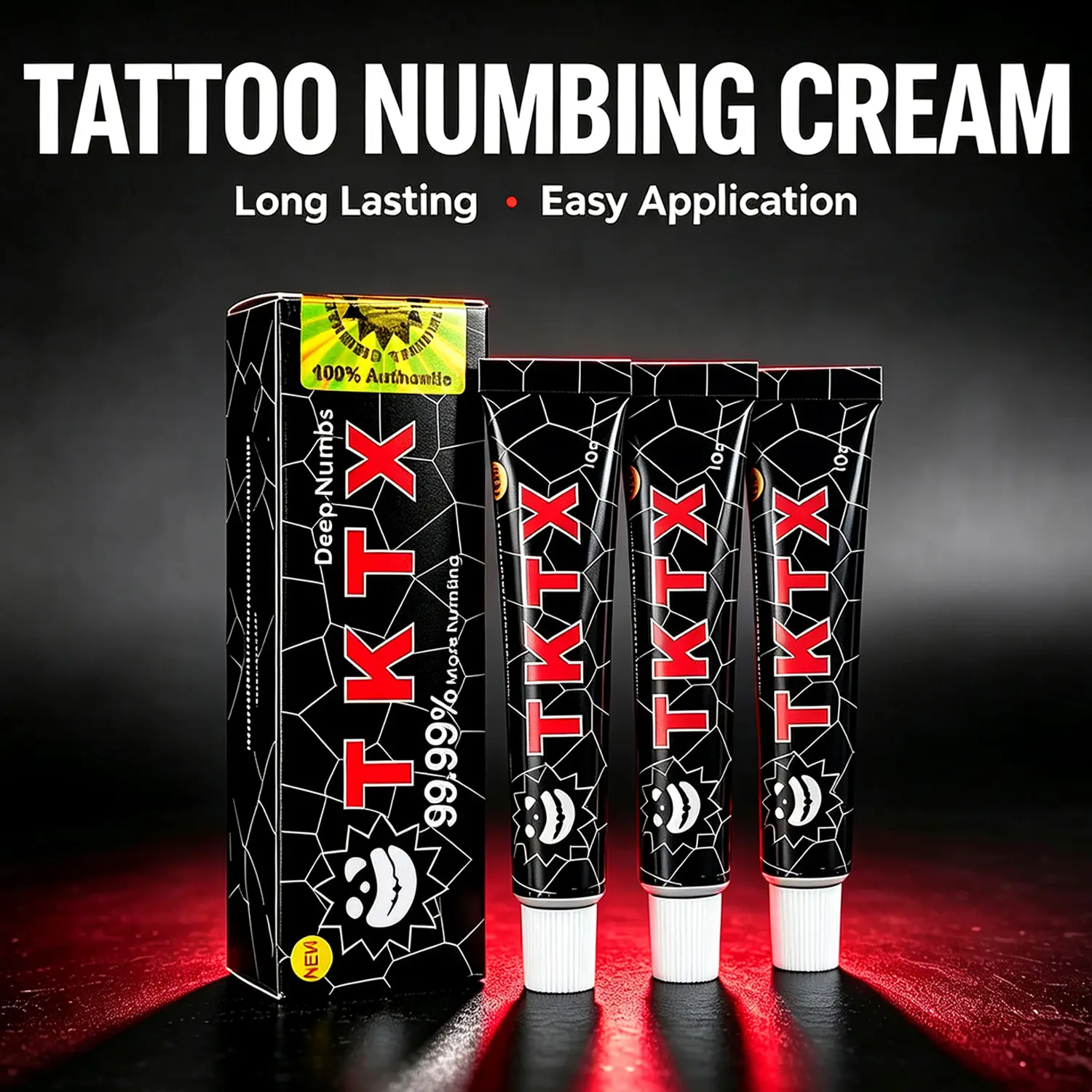 Maximum Strength Tattoo Numbing Cream | Fast-Acting Pain Relief for Tattoos, Laser, Microneedling & More | Professional-Grade Topical Anesthetic